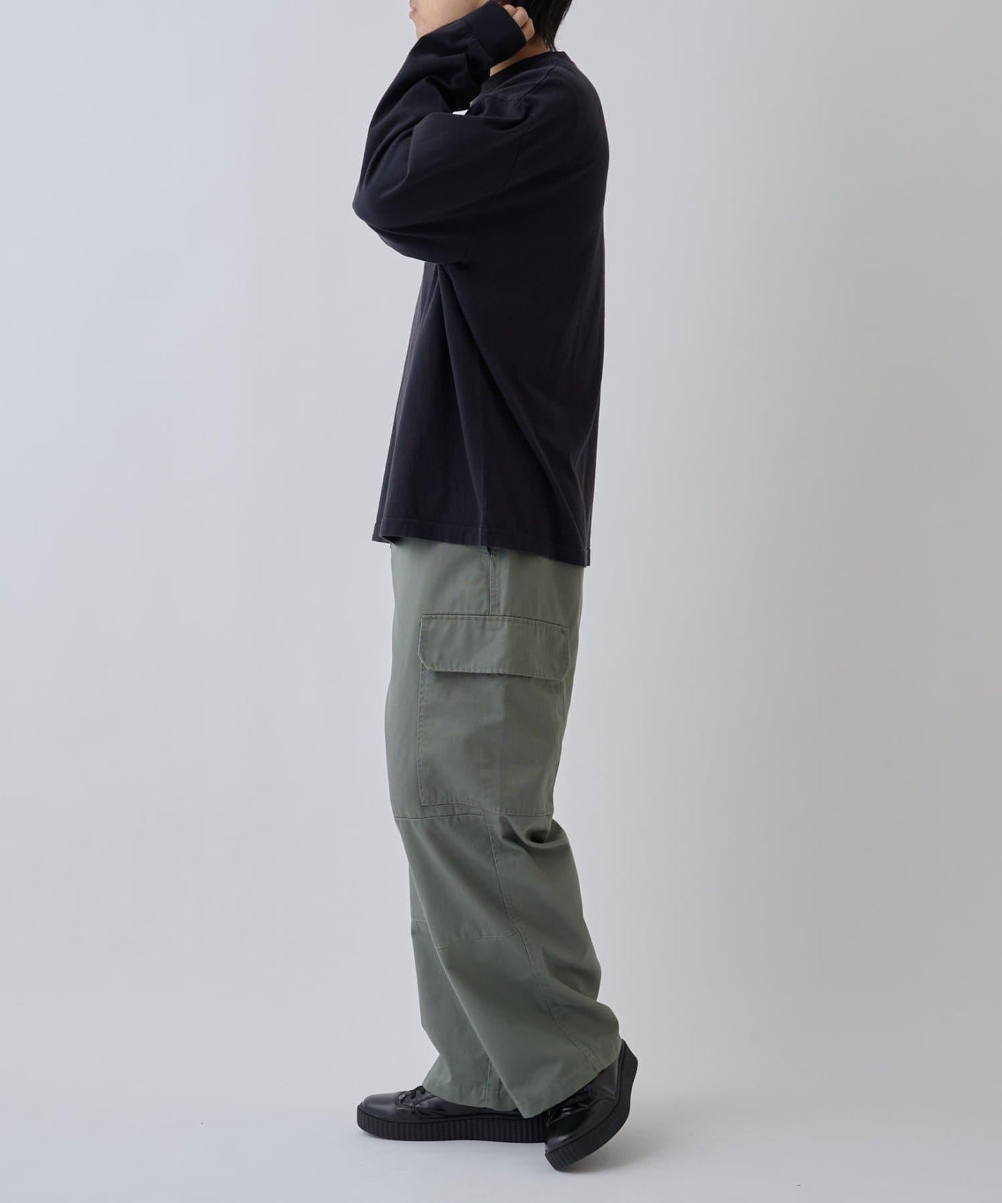 【AW】斜紋帆布工裝褲
