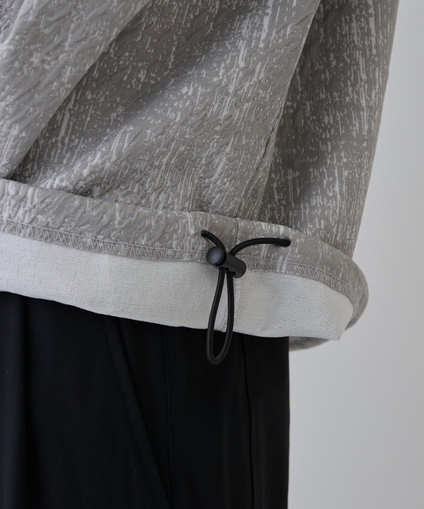 蓬鬆提花短袖T恤