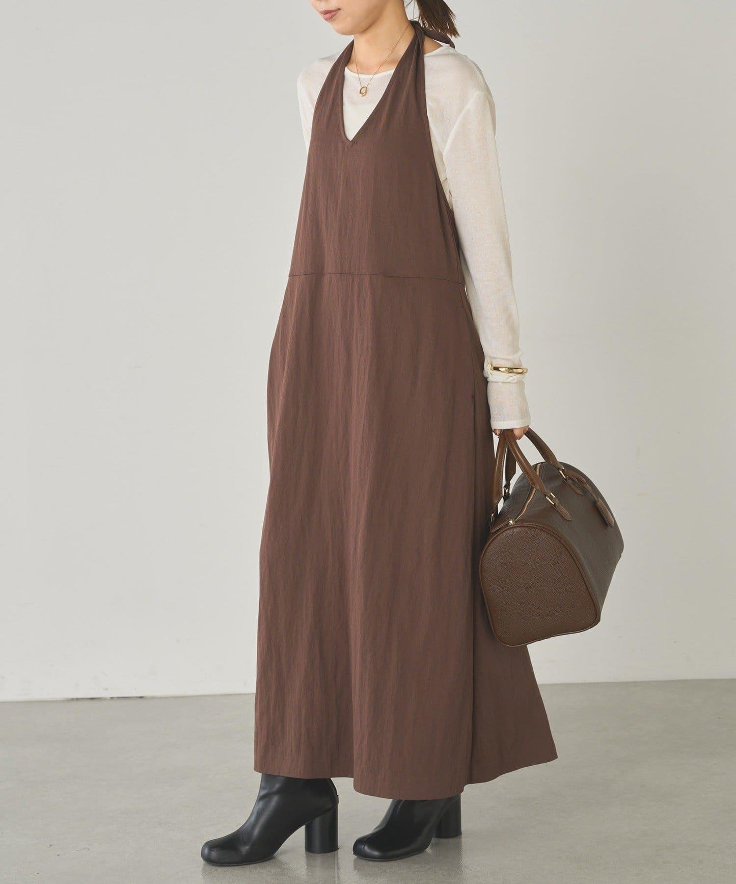 【Loungedress】掛脖連衣裙