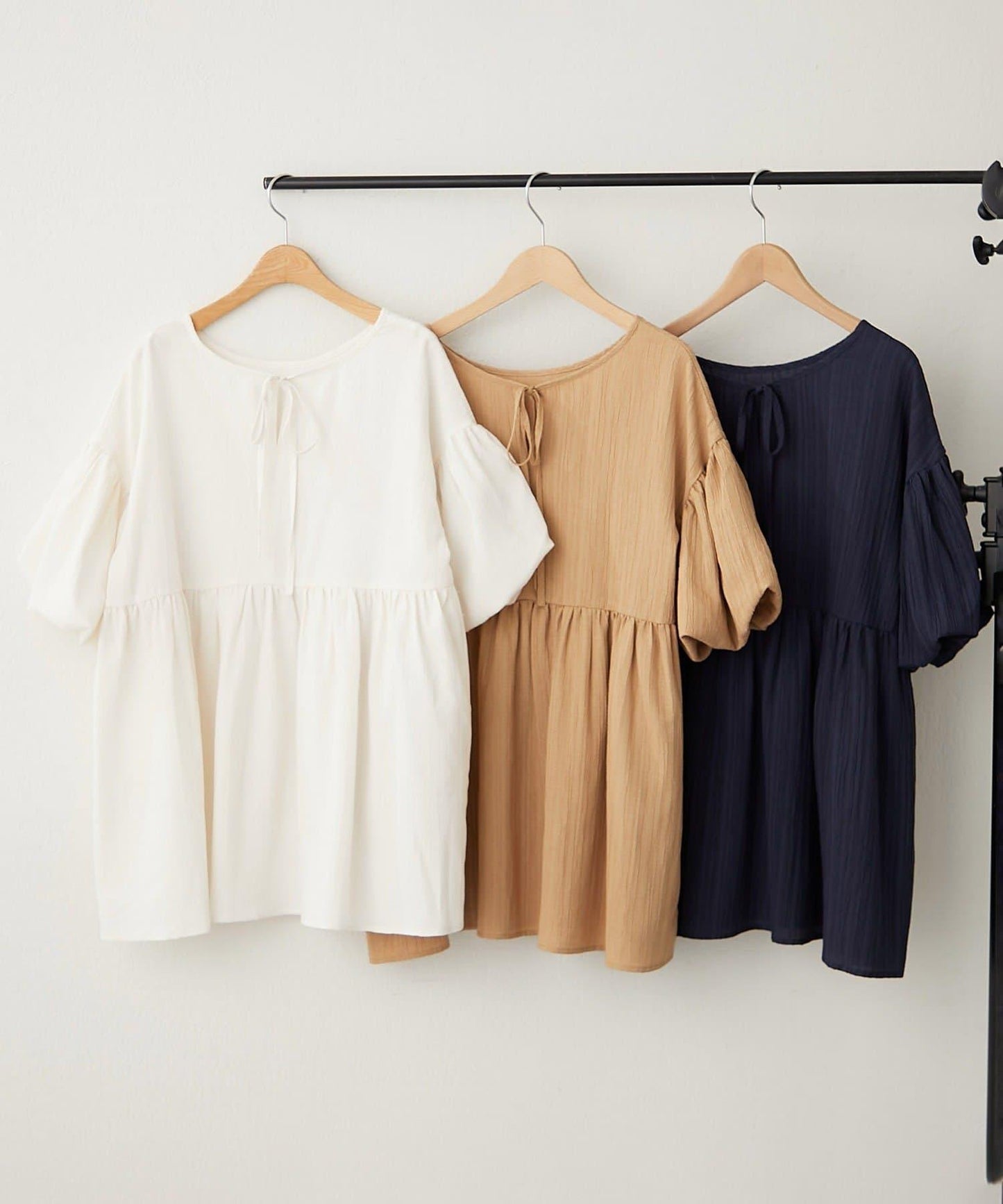 【前後2WAY】成年人楊柳長款襯衫