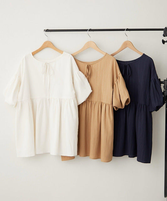 【前後2WAY】成年人楊柳長款襯衫