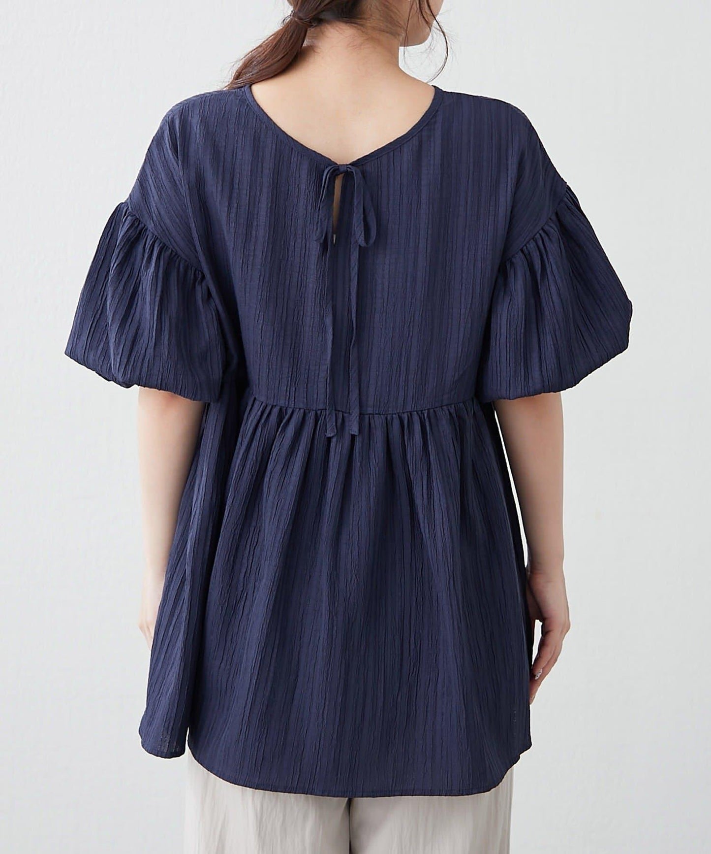 【前後2WAY】成年人楊柳長款襯衫