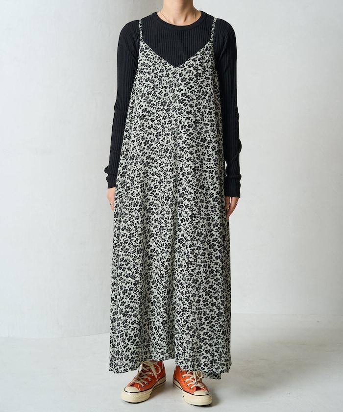 印度 花卉印花 女士吊帶連衣裙