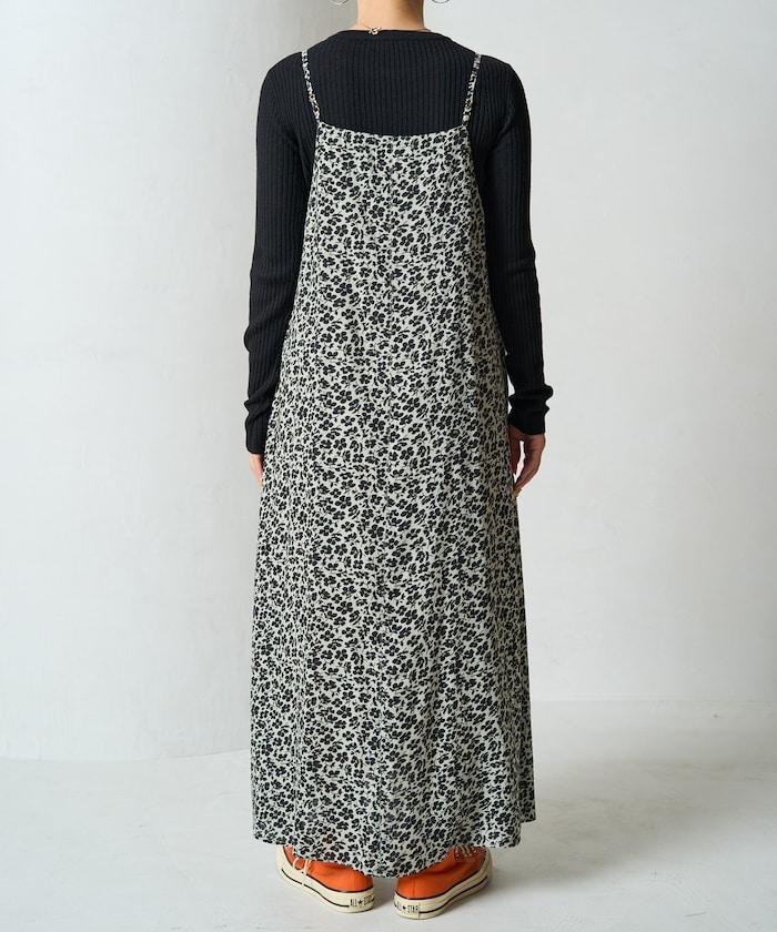 印度 花卉印花 女士吊帶連衣裙