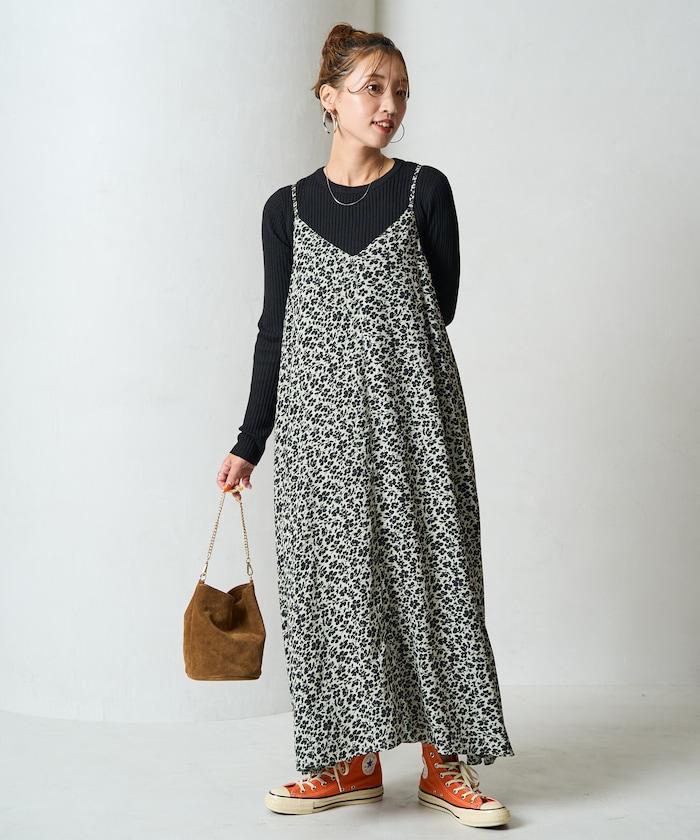 印度 花卉印花 女士吊帶連衣裙