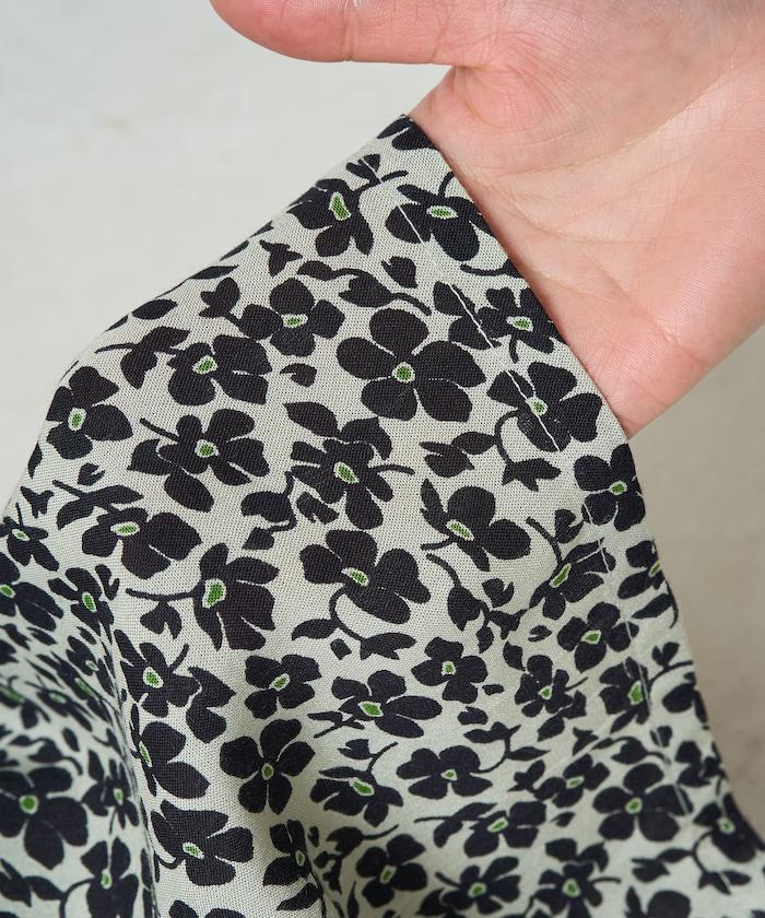 印度 花卉印花 休閒褲