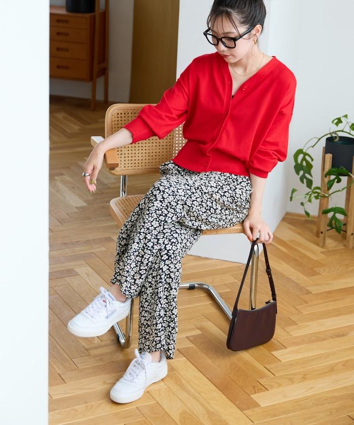 印度 花卉印花 休閒褲