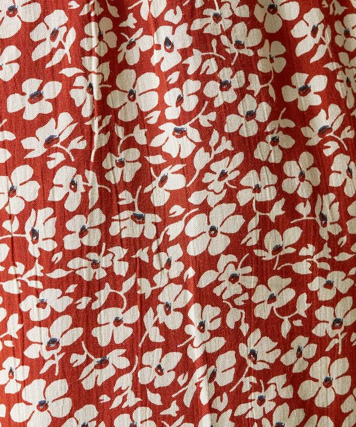 印度 花卉印花 休閒褲