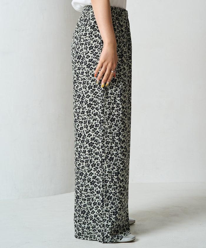 印度 花卉印花 休閒褲