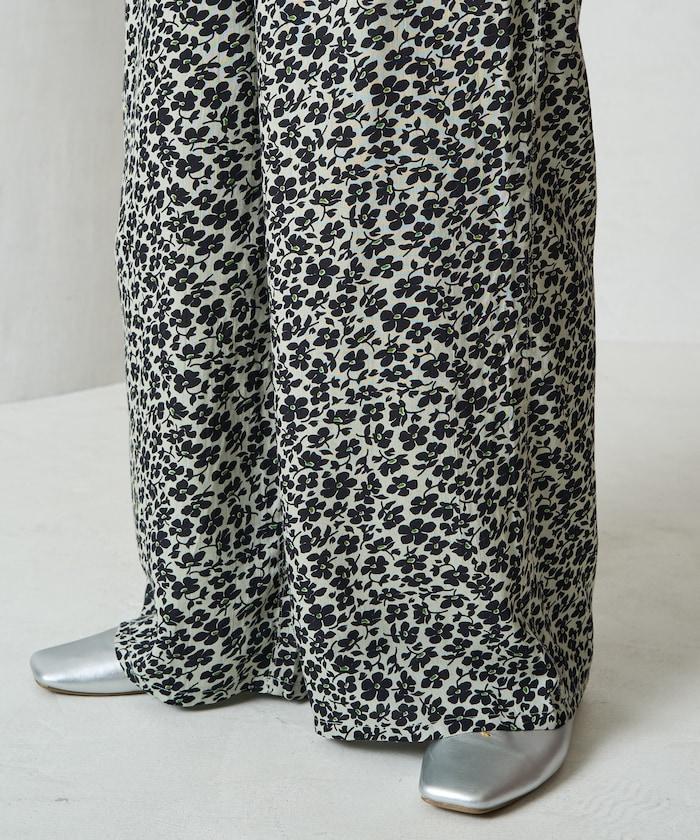 印度 花卉印花 休閒褲