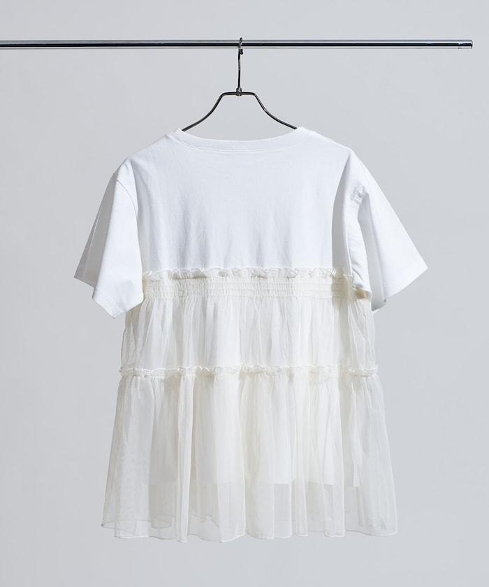 NBA印花蕾絲拼接T恤