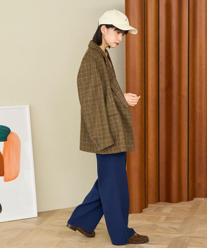 《機洗可》毛衣質感針織長褲