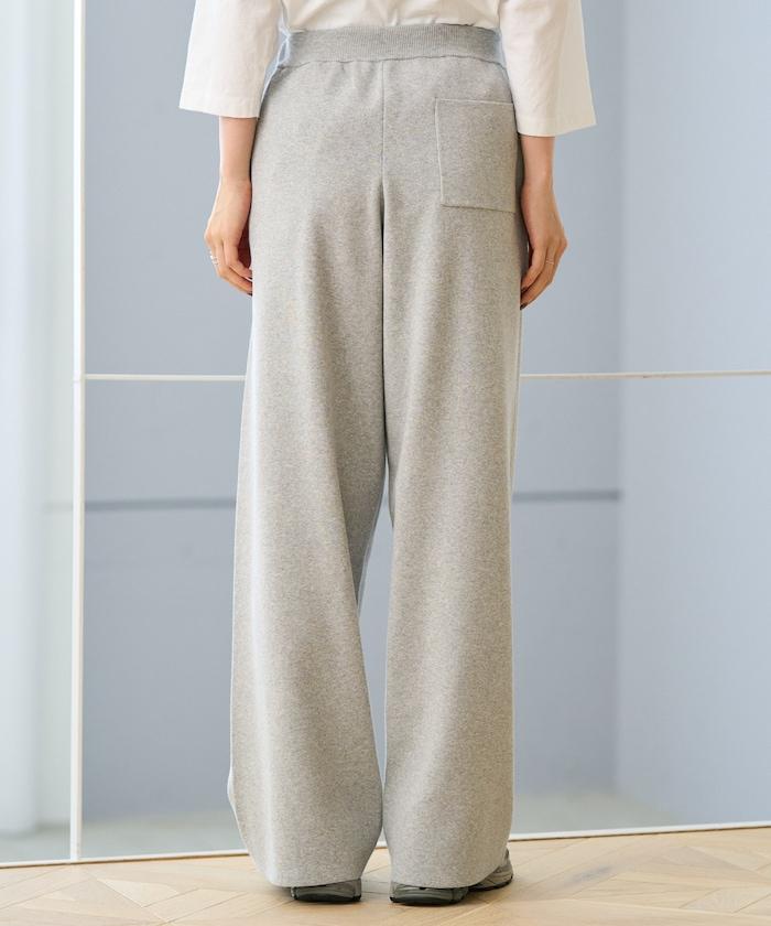 《機洗可》毛衣質感針織長褲