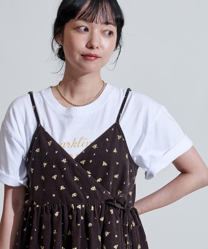 鄉村風格 燈芯絨 背心吊帶衫<套裝搭配款>