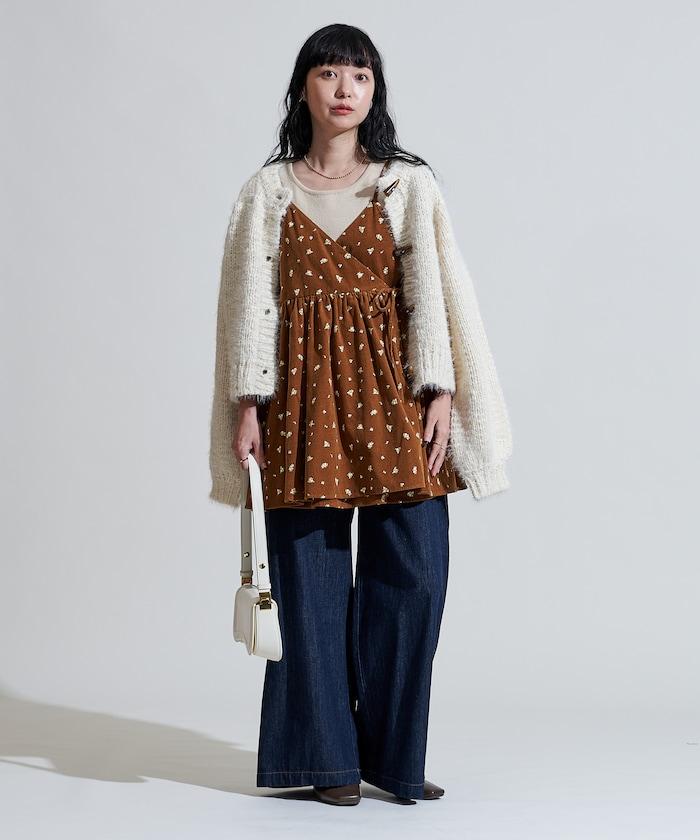 粗紡低密度短款針織開衫