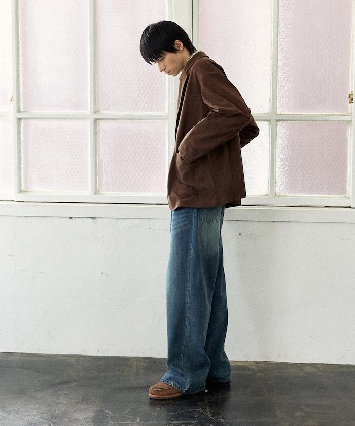 燈芯絨修身夾克
