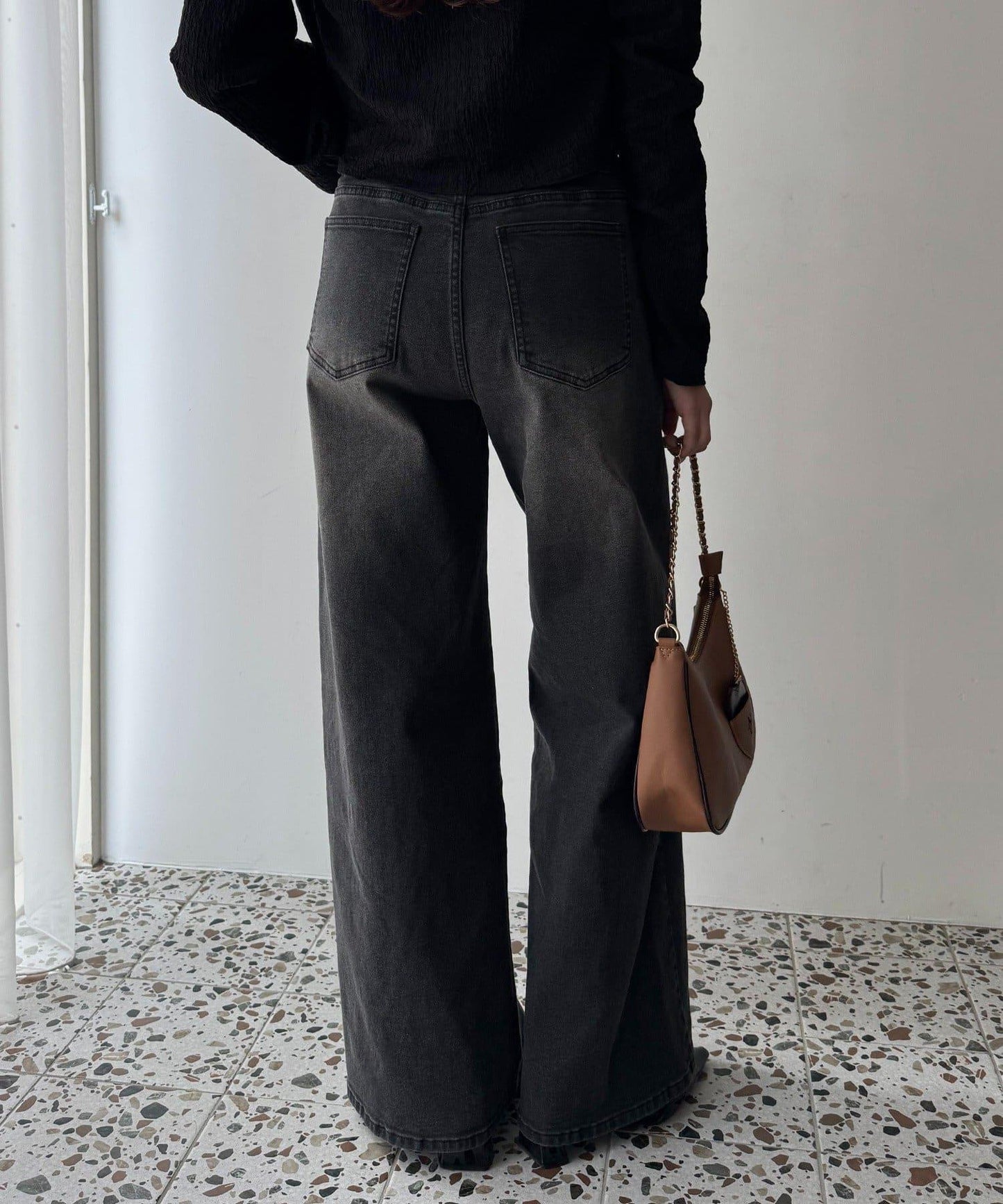 《S・M尺碼展開》寬鬆牛仔褲