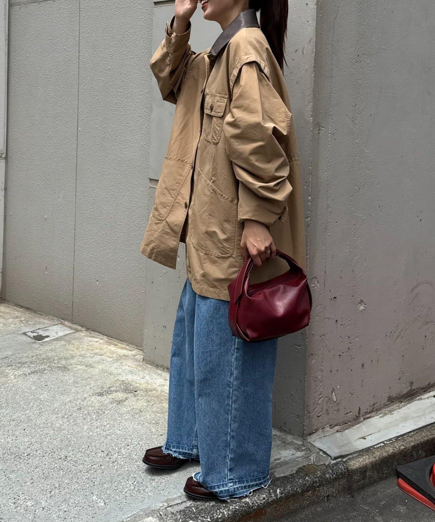 多功能寬鬆oversize夾克