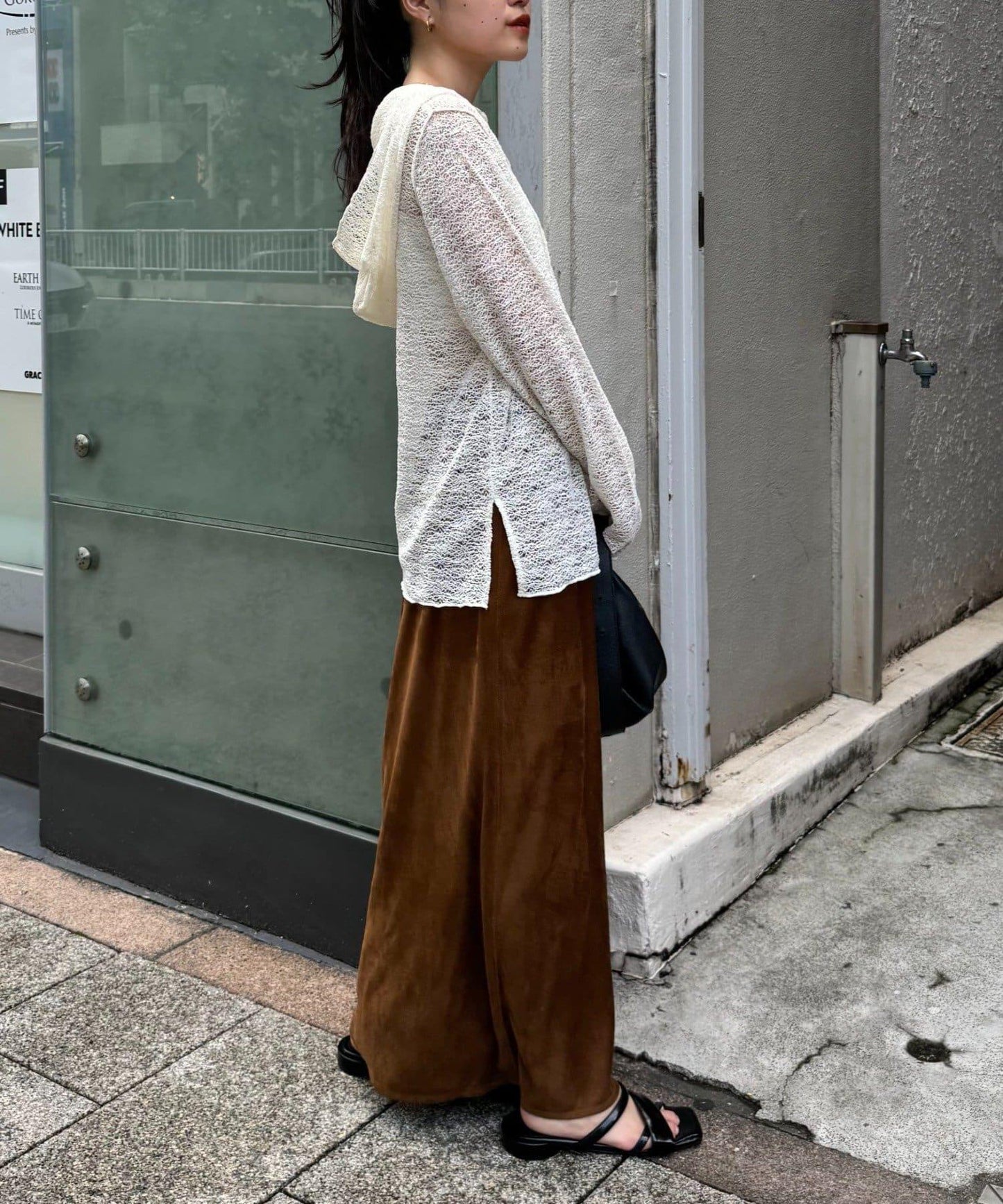 【柳】絨面裙