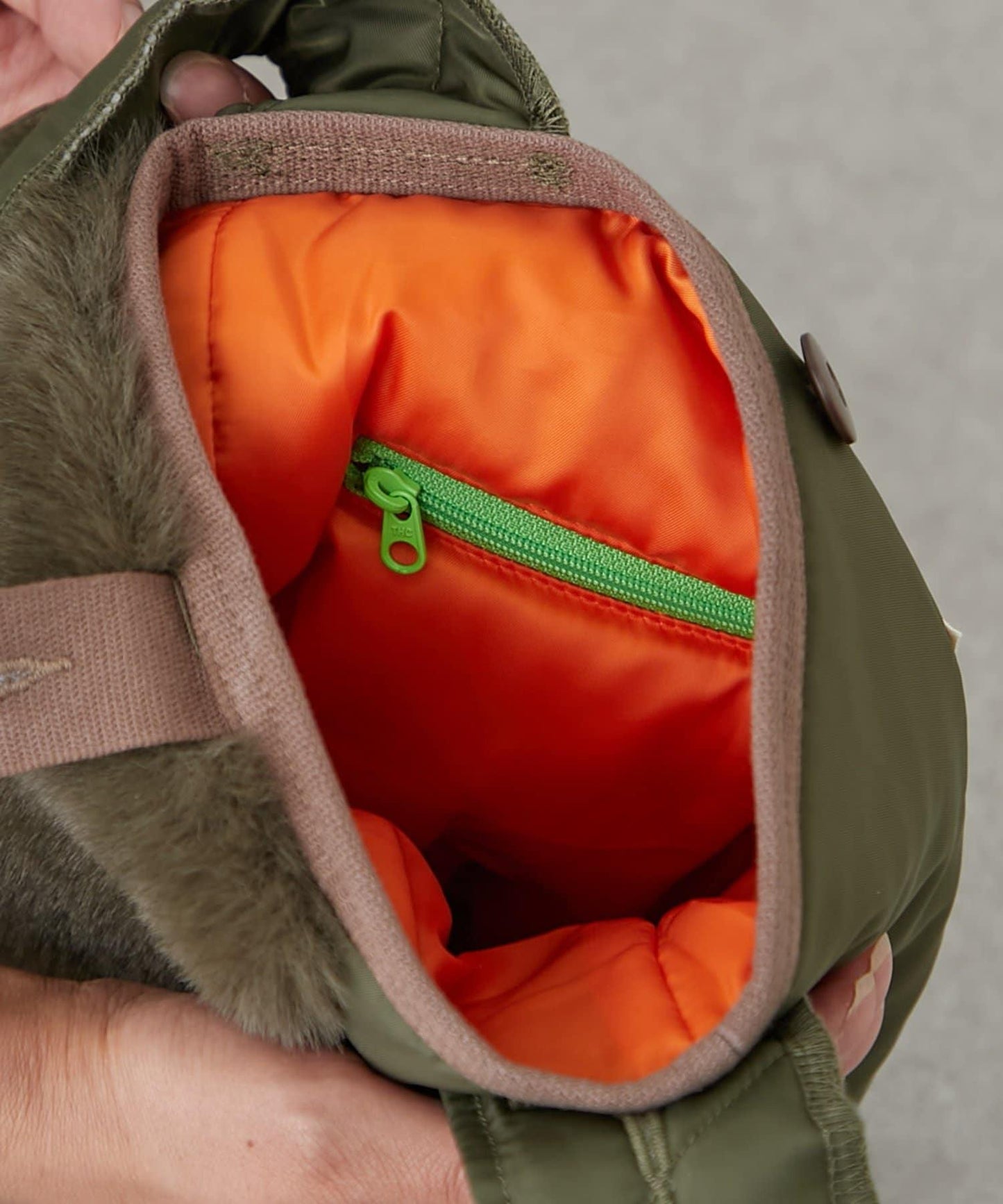 【PALCLOSET限定】羊毛切換肩揹包