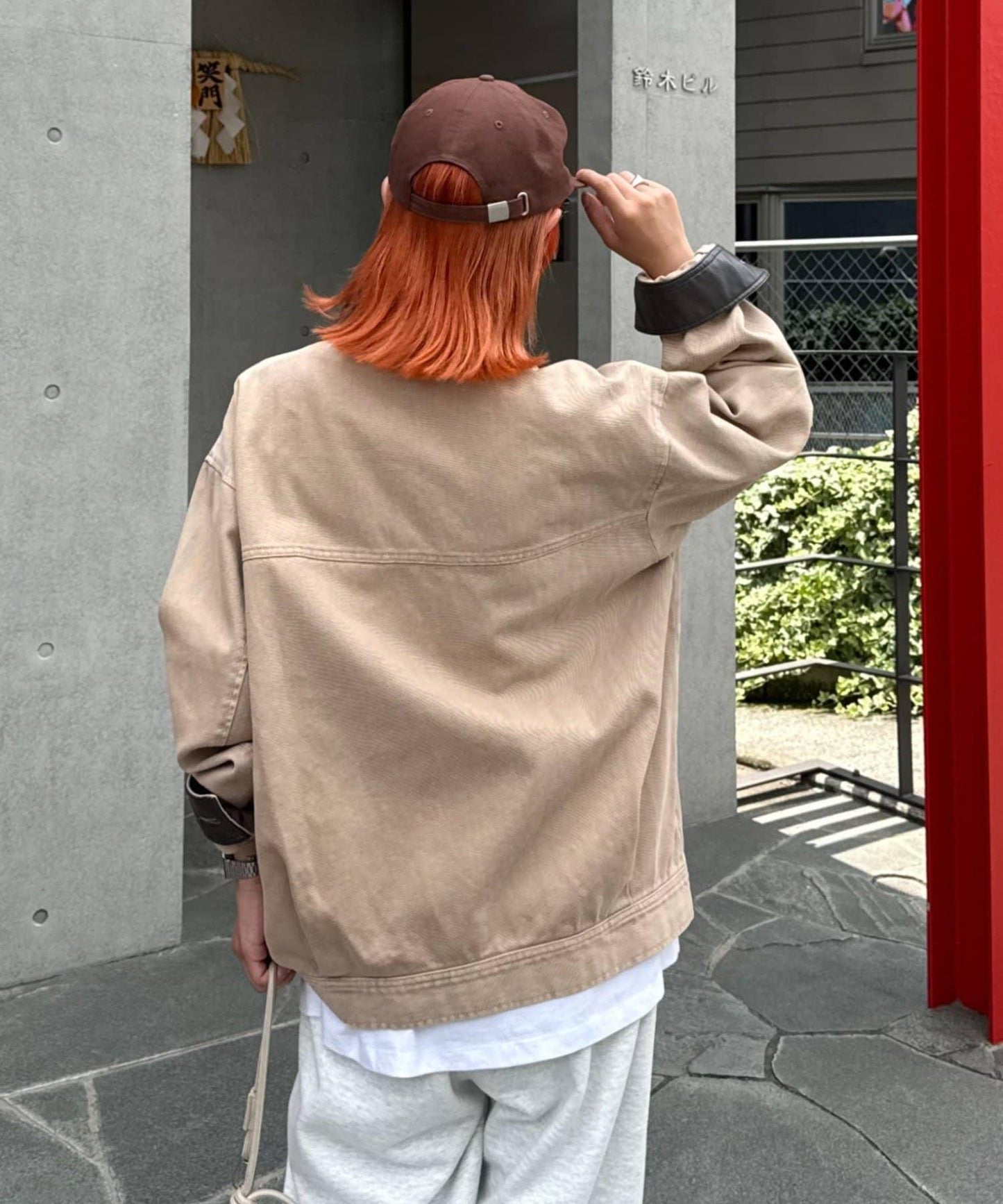 【男士】皮革領西部風牛仔夾克/套裝商品