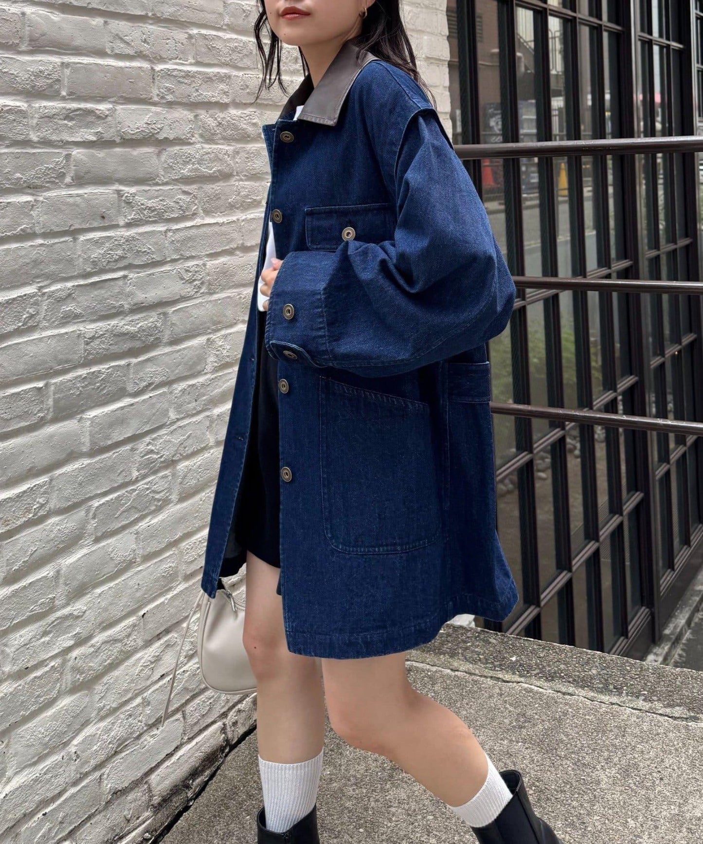 多功能寬鬆oversize夾克