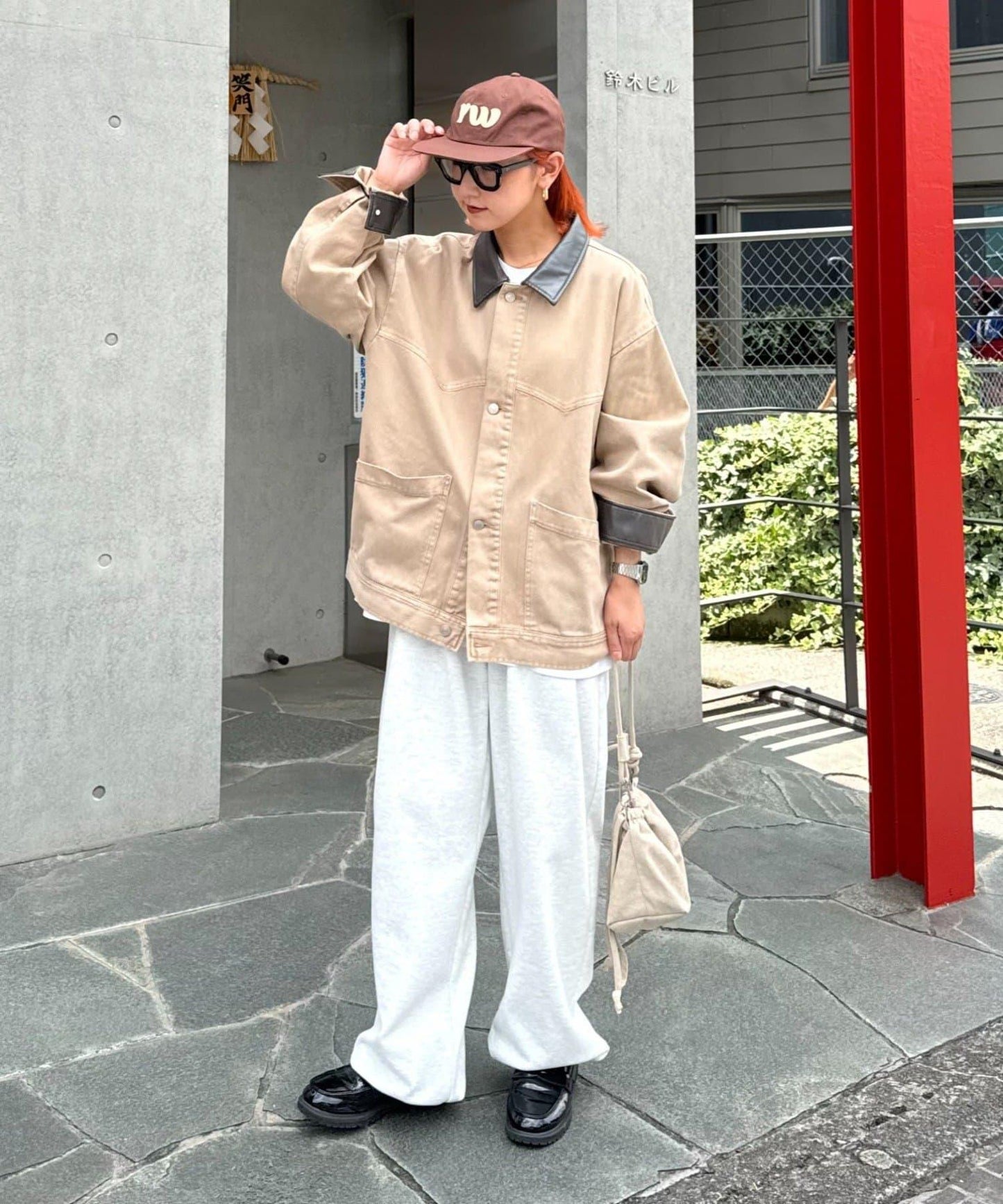 【男士】皮革領西部風牛仔夾克/套裝商品