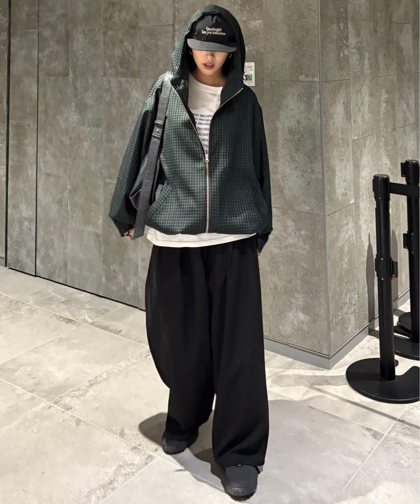 【男女通用】格紋全拉鍊襯衫夾克