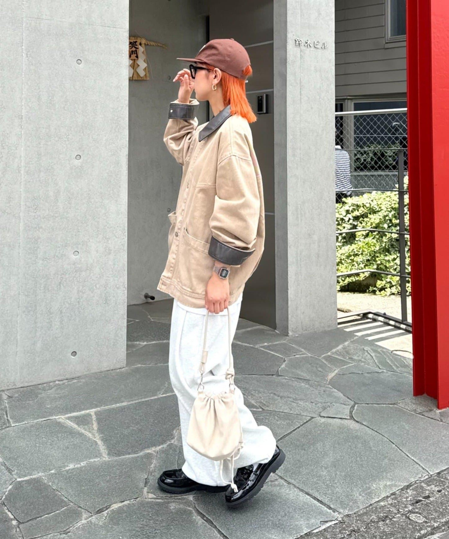 【男士】皮革領西部風牛仔夾克/套裝商品