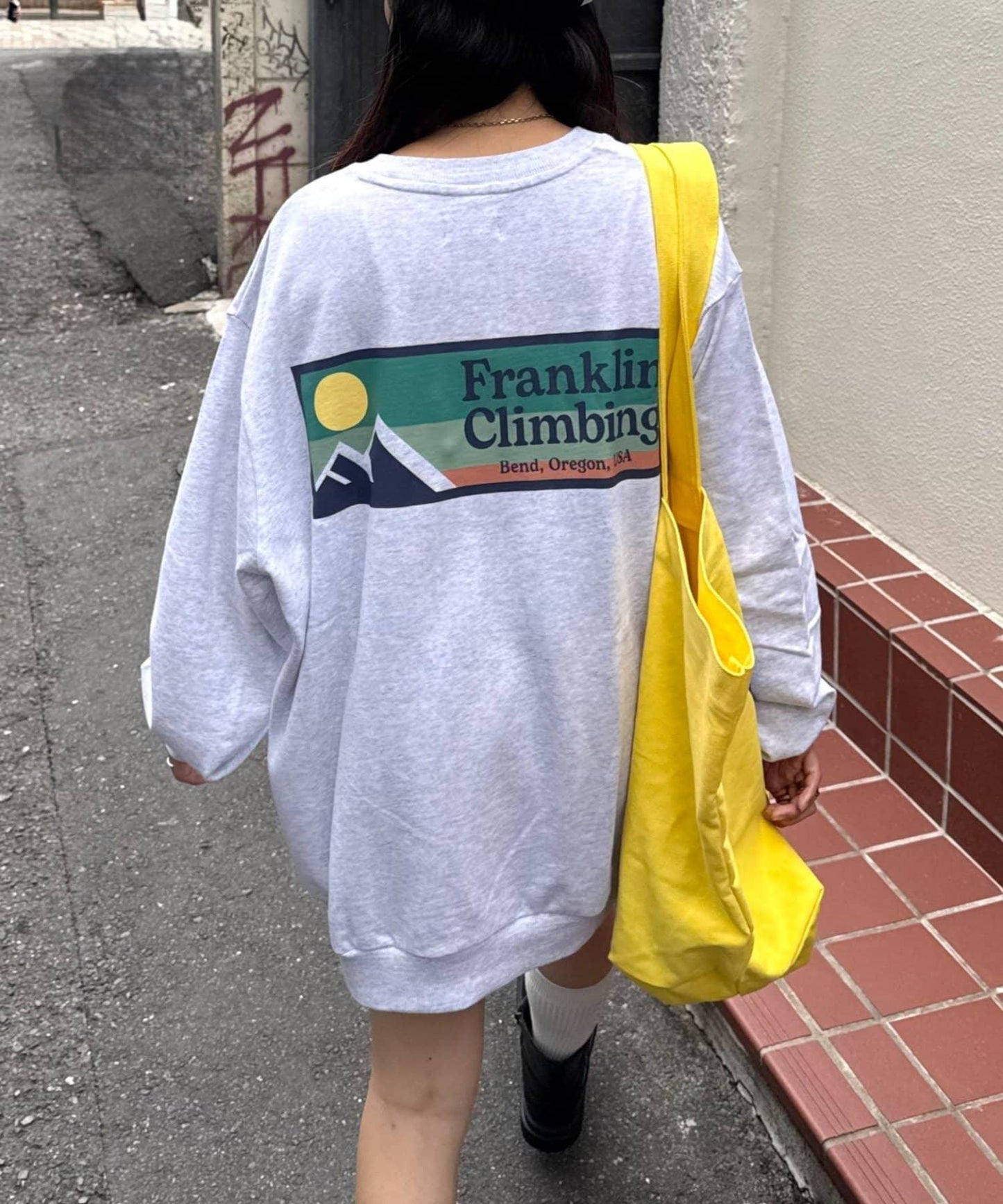 【Franklin Climbing】【ES】裡毛後背標誌印花衛衣