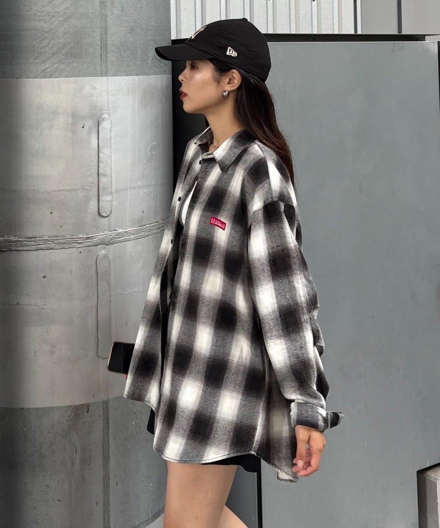 【Franklin Climbing】【LEGACY】復古格紋加工毛襯衫