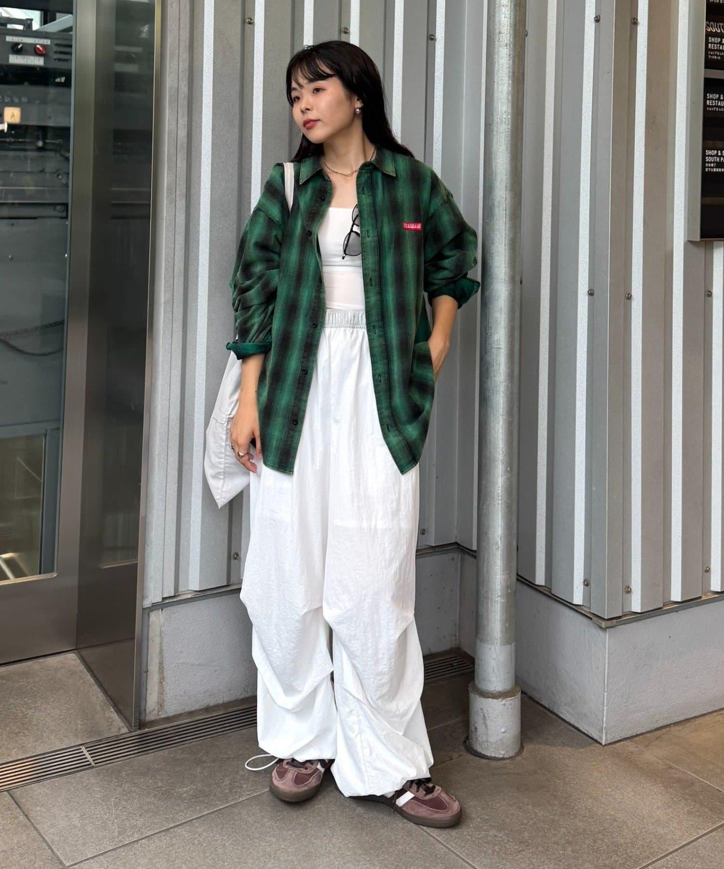 【Franklin Climbing】【LEGACY】復古格紋加工毛襯衫