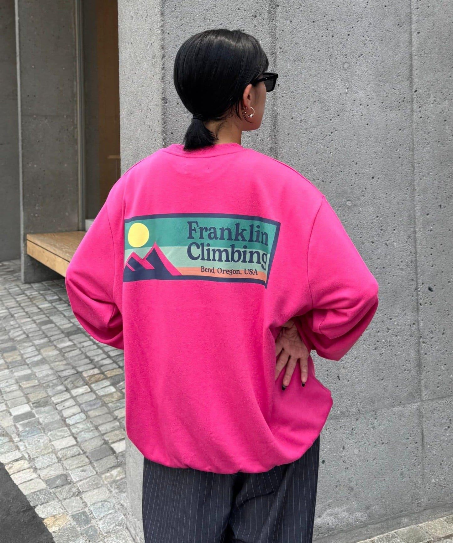 【Franklin Climbing】【ES】裡毛後背標誌印花衛衣