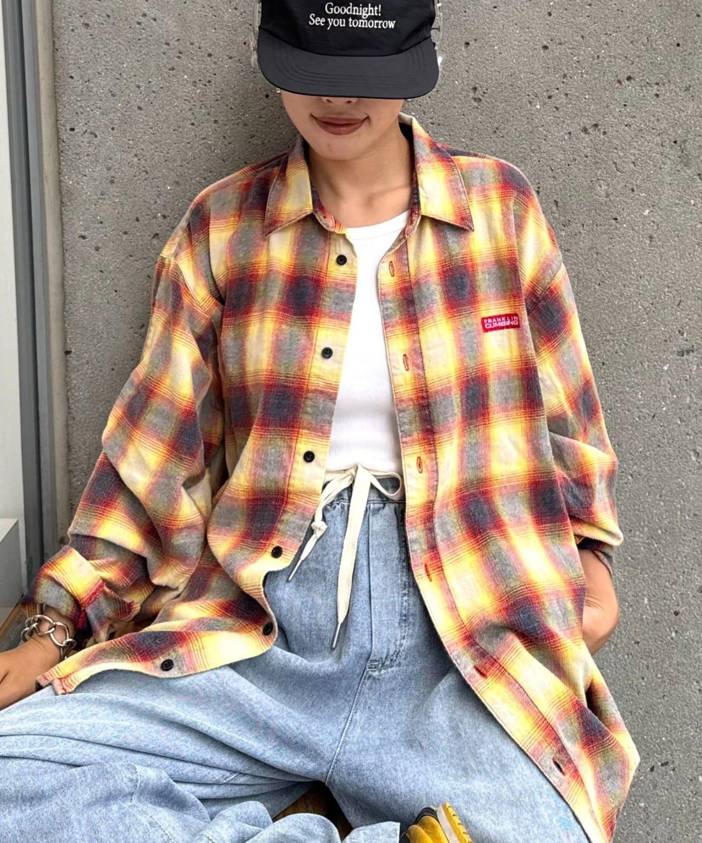 【Franklin Climbing】【LEGACY】復古格紋加工毛襯衫