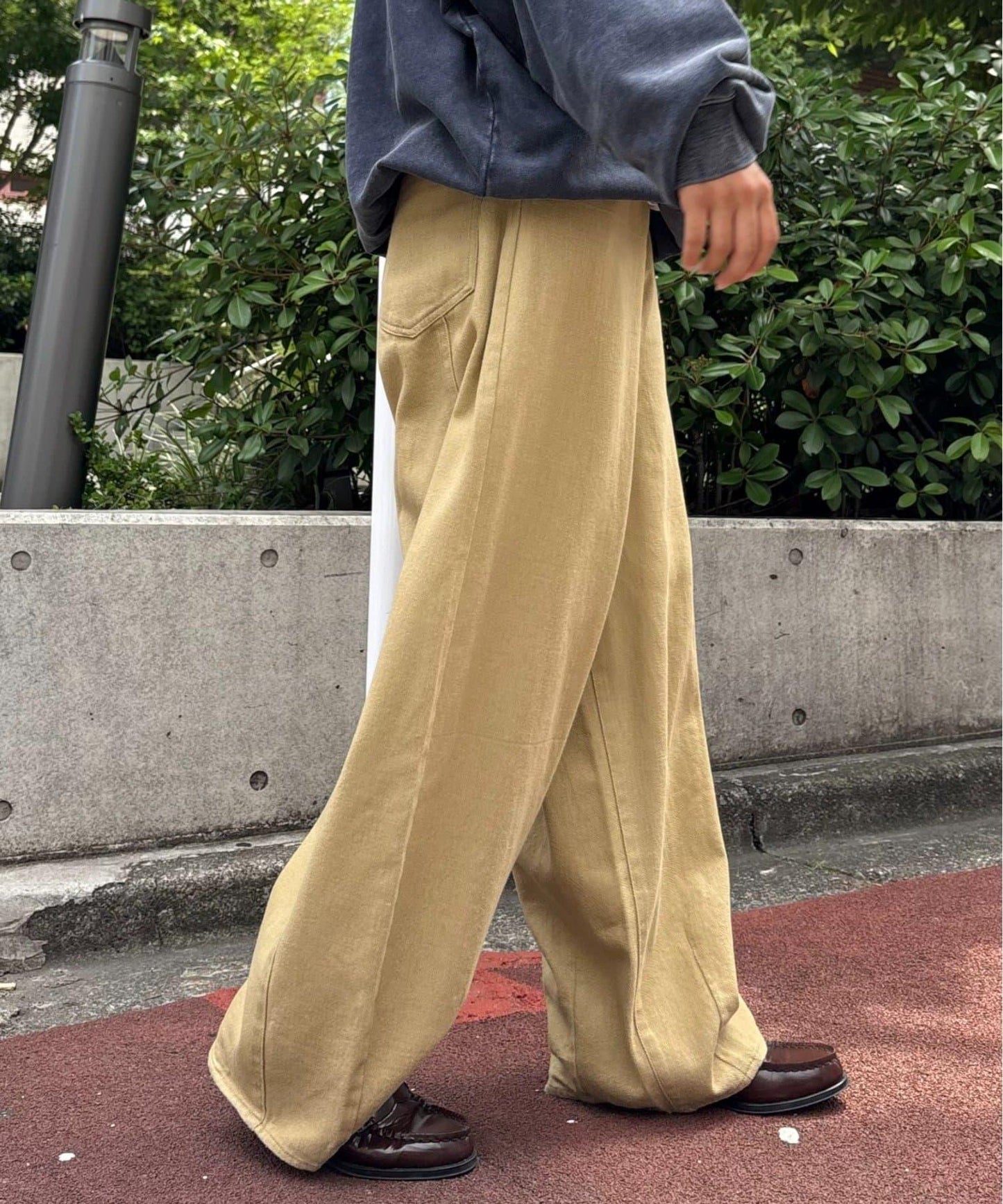【男女通用】熱塑曲線修身長褲