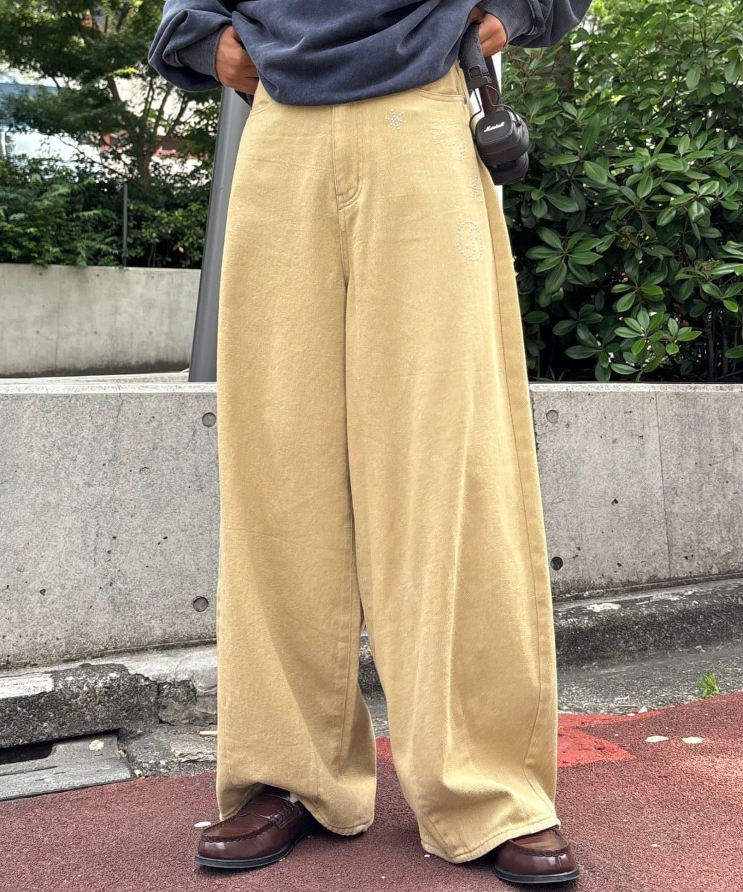 【男女通用】熱塑曲線修身長褲