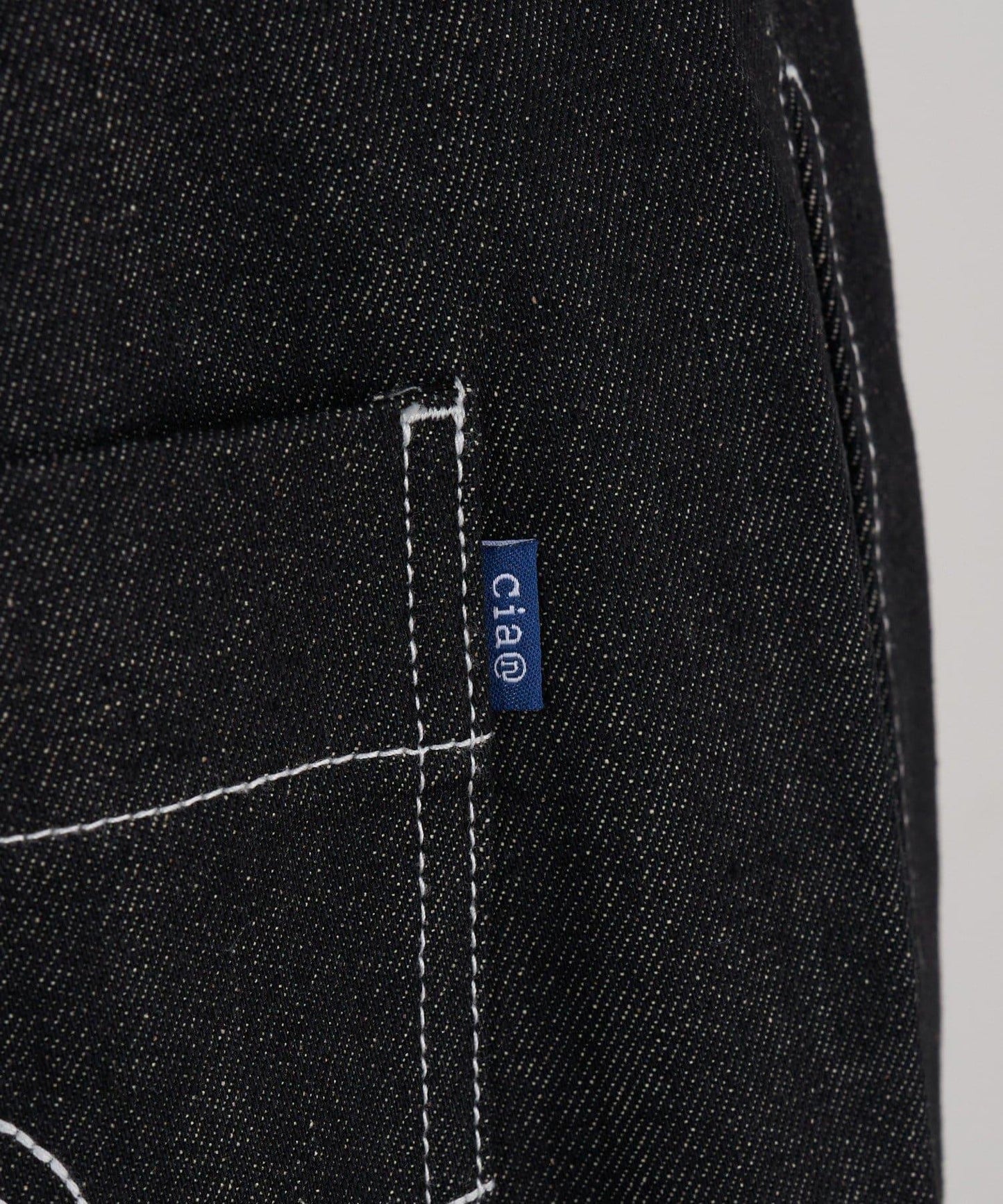 【CIAN DENIM/藍色牛仔】寬腿喇叭褲