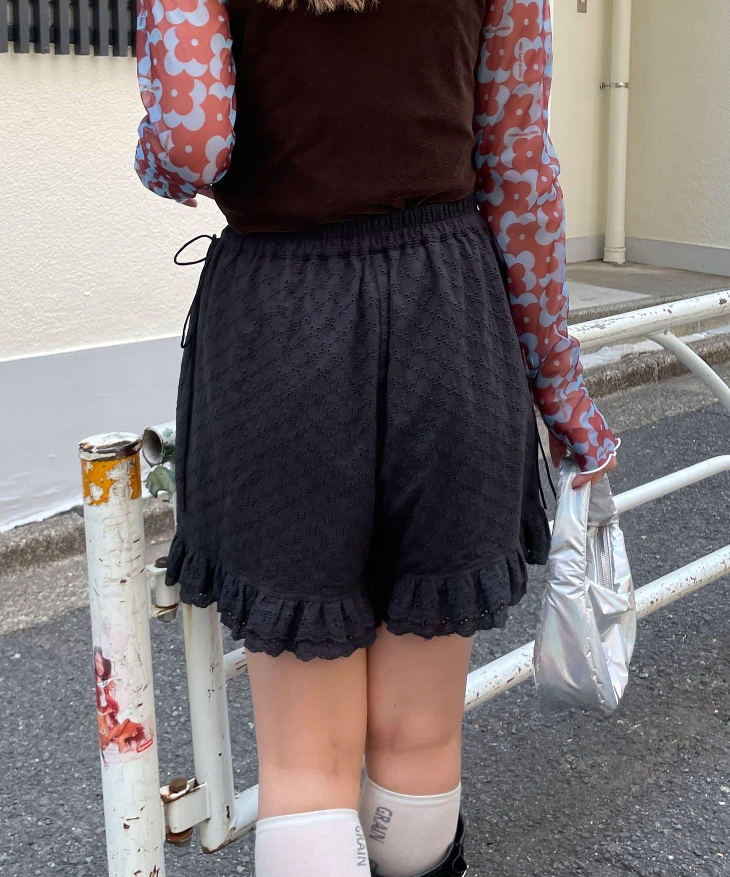 【HELLO.SANFRANCISCO/你好,舊金山】蕾絲荷葉邊短褲