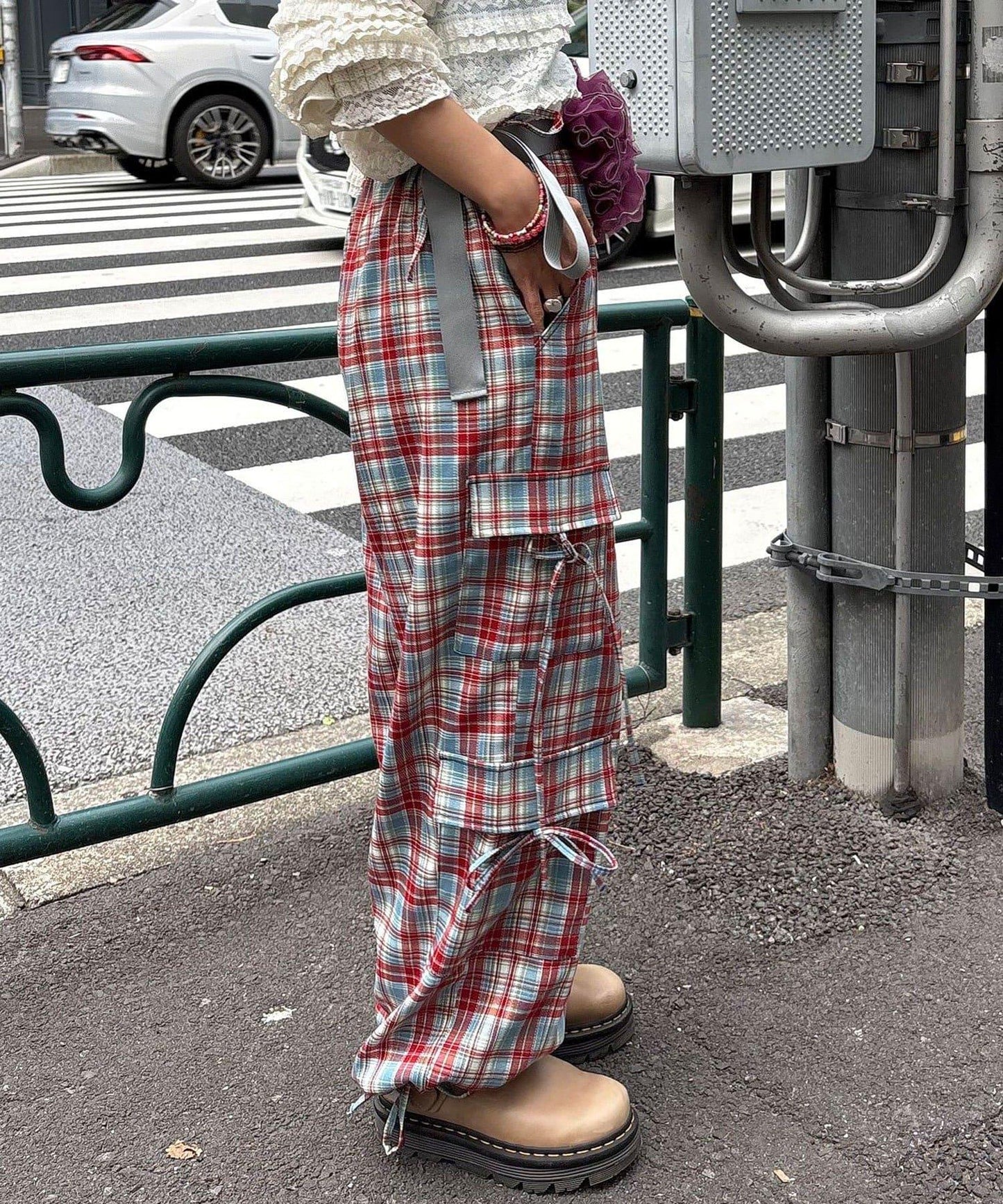 【HELLO.SANFRANCISCO/你好,舊金山】格子卡戎褲