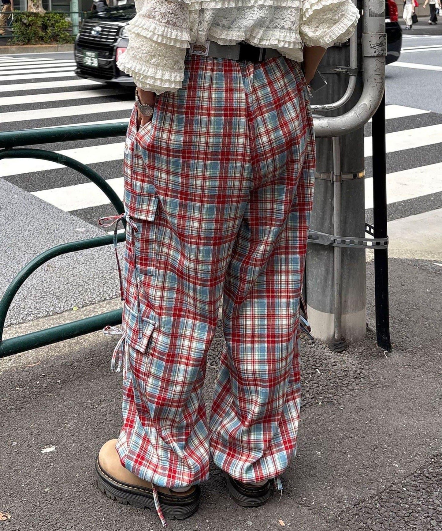 【HELLO.SANFRANCISCO/你好,舊金山】格子卡戎褲