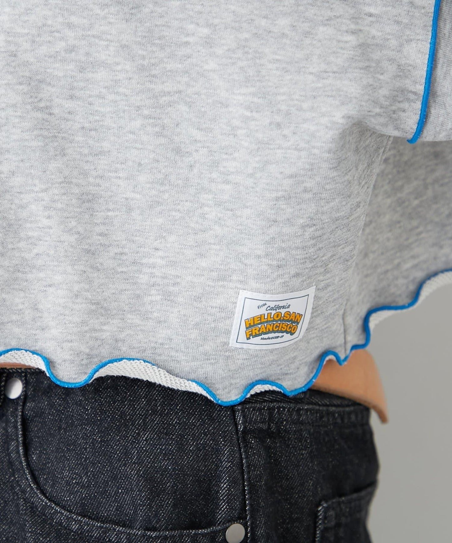 H.S2WAY花朵剪裁衛衣開衫