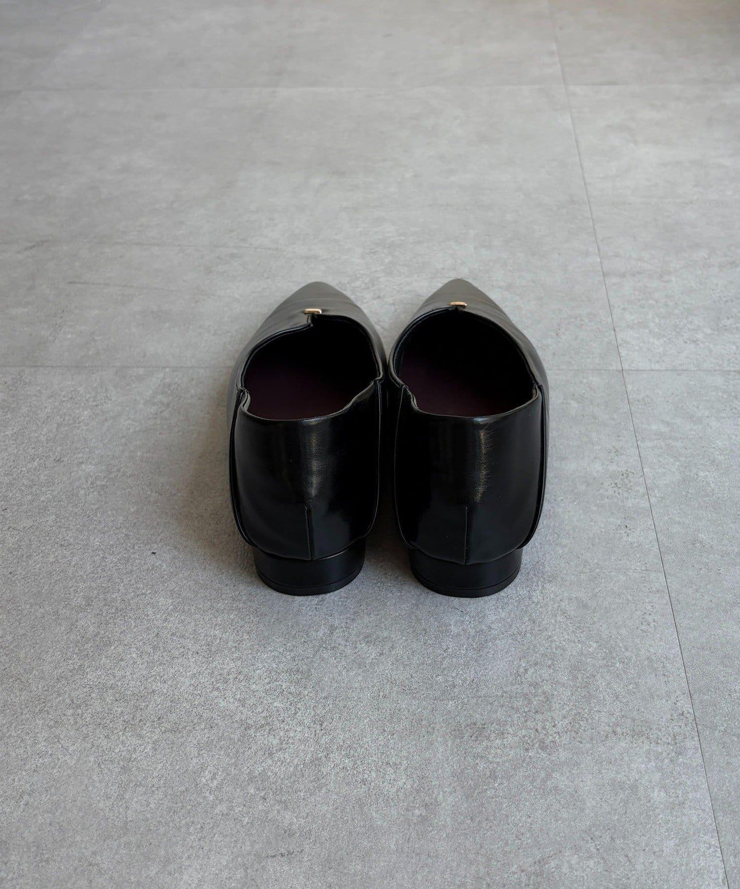 V領金色圖案露趾涼鞋