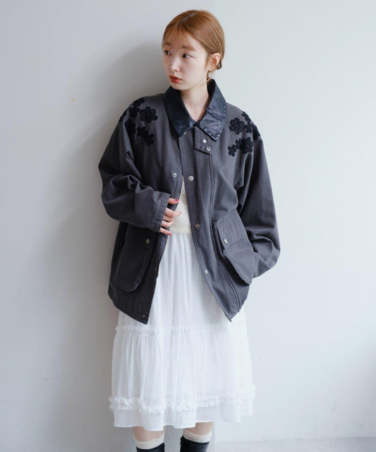 【/2025AW】帶圖案的狩獵夾克