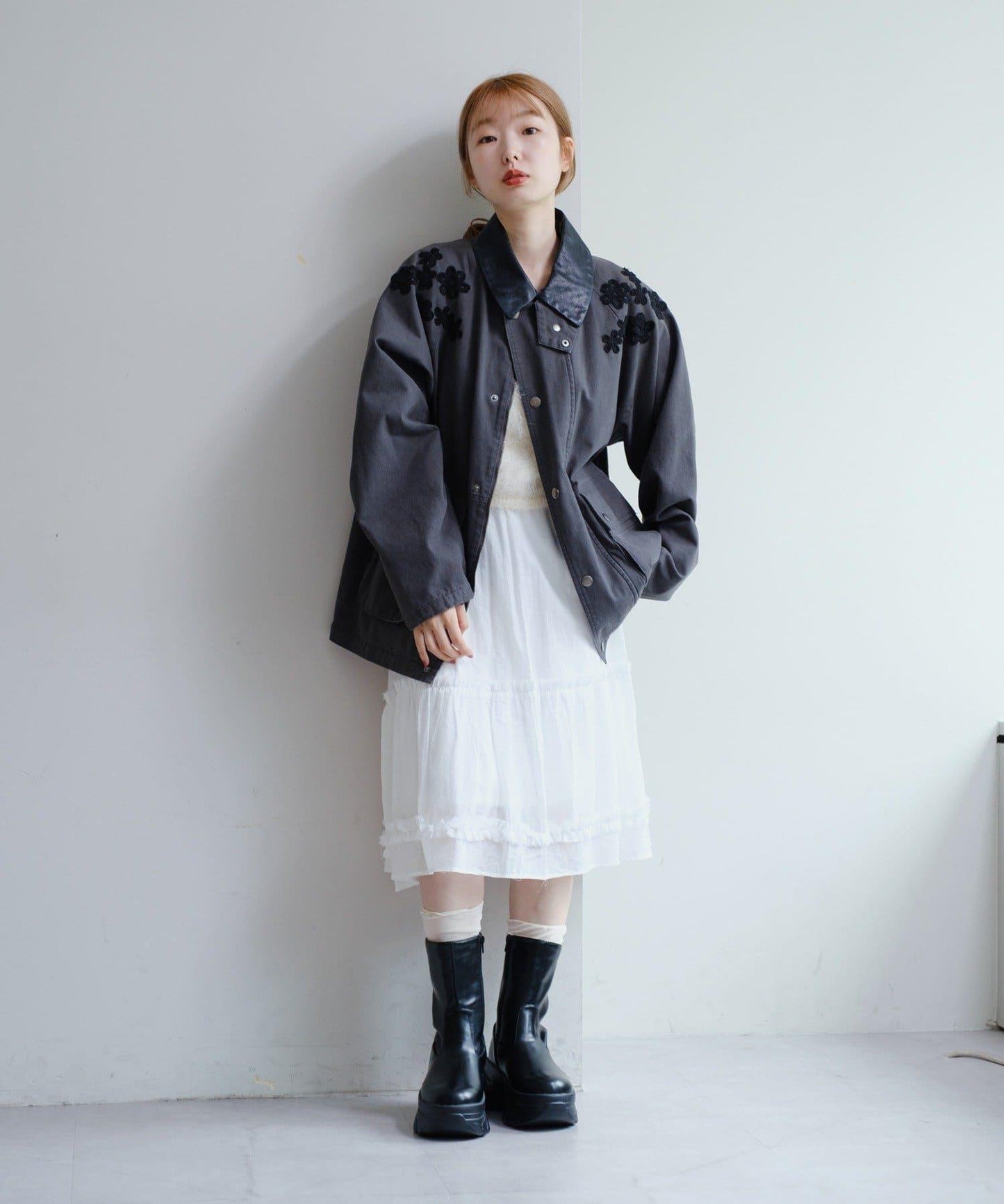 【/2025AW】帶圖案的狩獵夾克