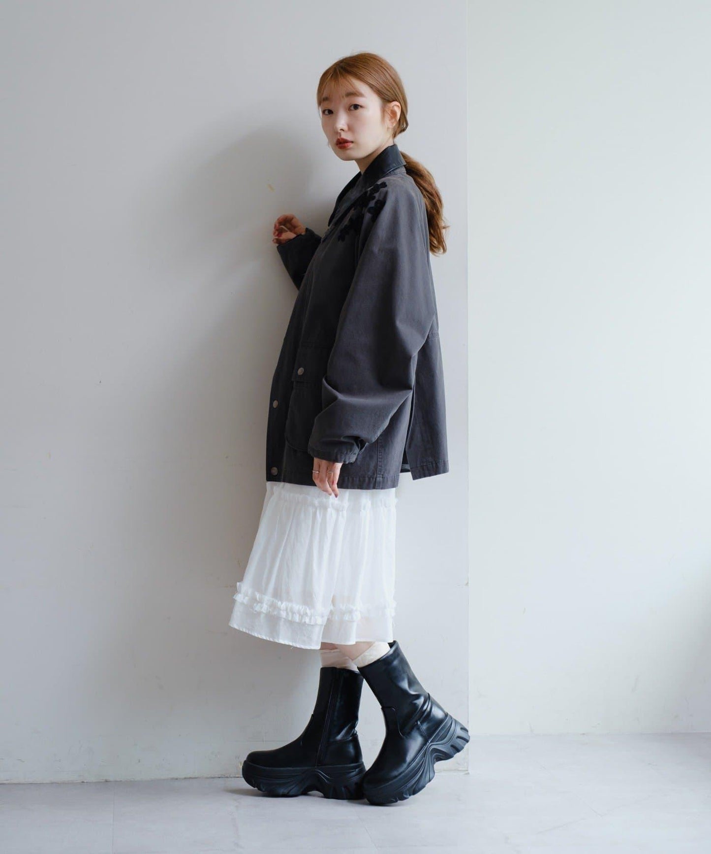 【/2025AW】帶圖案的狩獵夾克