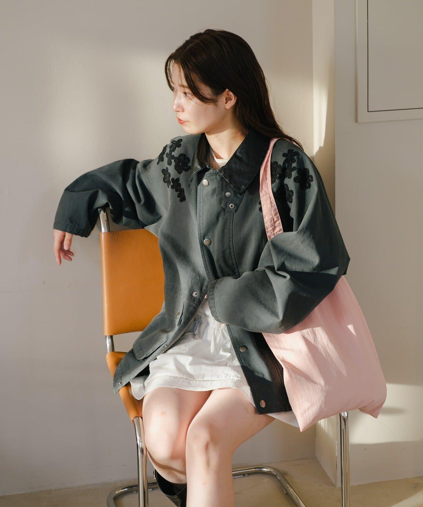 【/2025AW】帶圖案的狩獵夾克