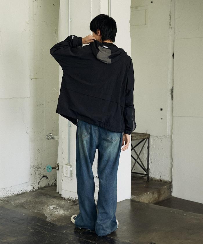 科技尼龍連帽衛衣