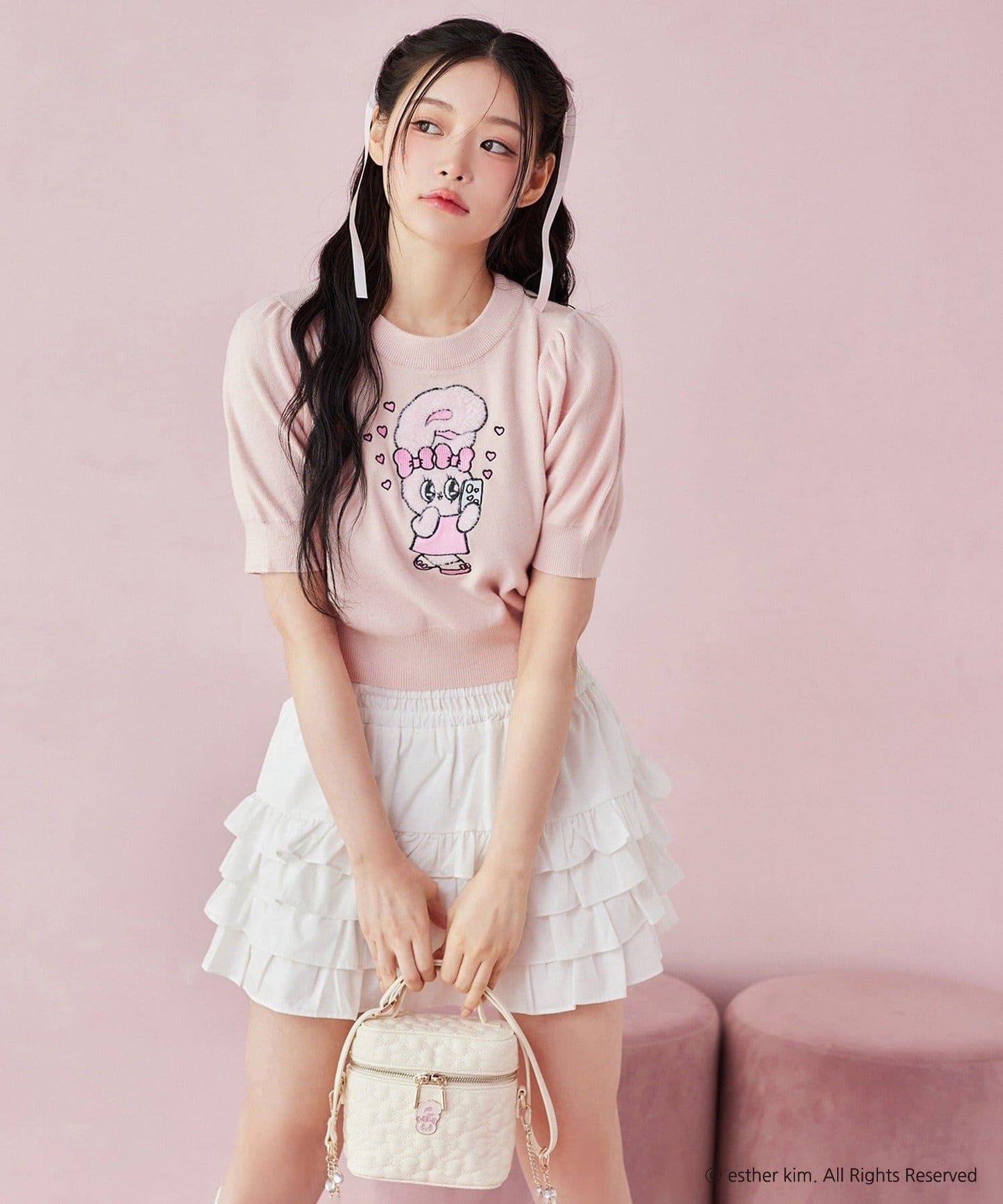 【Esther Bunny 合作】蝴蝶結拼花小包