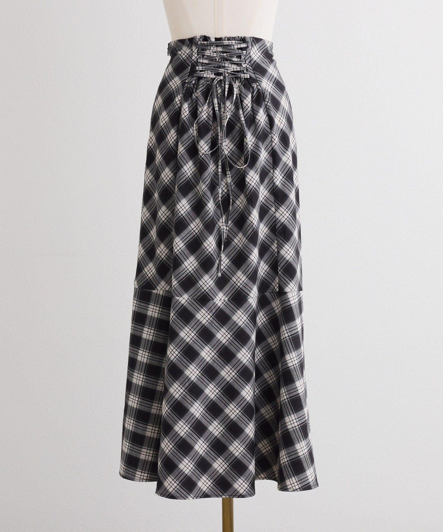 /【減肥5公斤視覺效果】後拉鍊美人魚裙