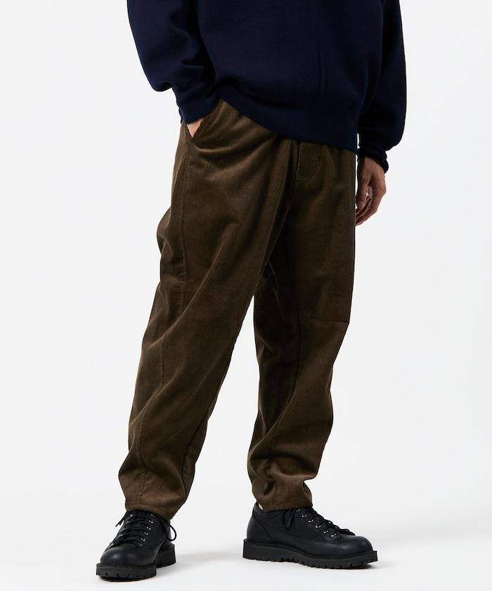 寬鬆版型 燈芯絨 弧形褲褲 / 錐形版型 【限定推出】